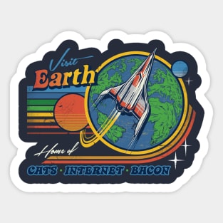 Visit Earth Sticker